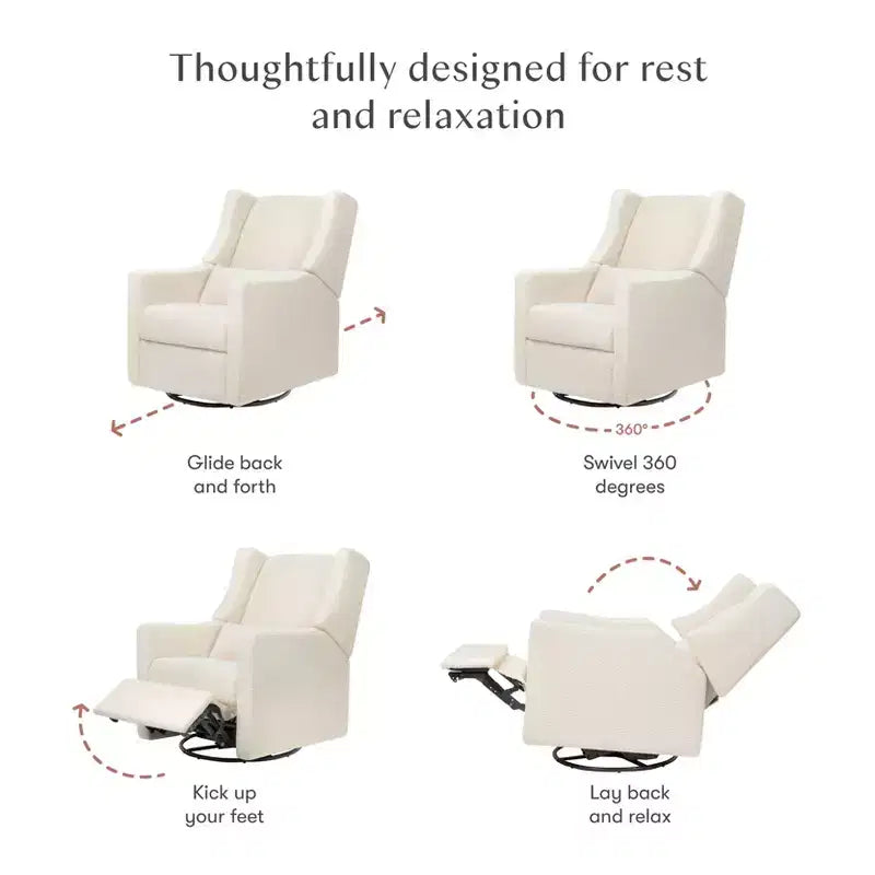 Fauteuil inclinable et pivotant Babyletto Kiwi