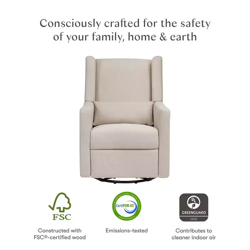 Fauteuil inclinable et pivotant Babyletto Kiwi