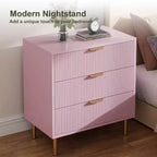 Commode à 3 tiroirs, commode de chambre moderne en bois avec tiroirs de rangement, meuble TV de style rustique pour salon, chambre, couloir