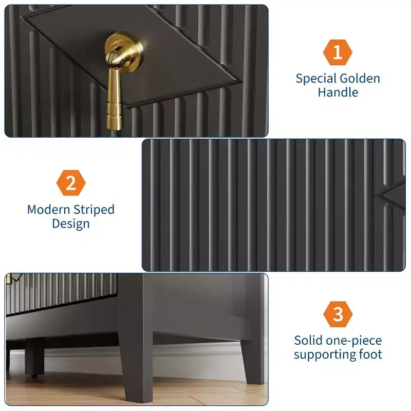Commode à 6 tiroirs, commode de chambre moderne en bois avec tiroirs de rangement, meuble TV de style ferme pour salon, chambre à coucher, couloir
