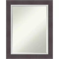 Amanti Art Ellie Half-Inch-Bevel Framed Bathroom Vanity Wall Mirror