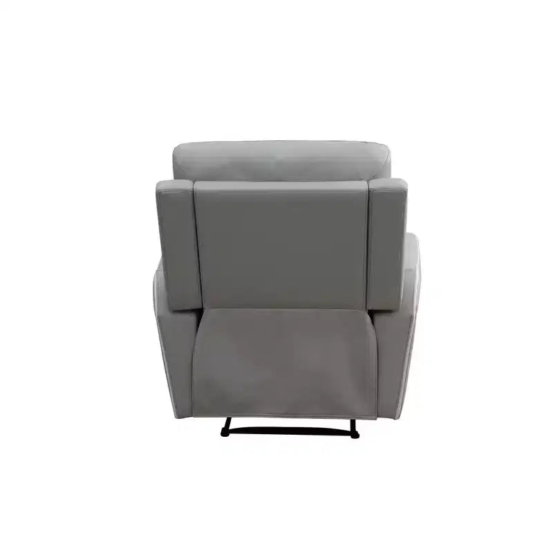 MAYEERTY Fauteuil inclinable électrique, Fauteuil relax électrique avec port de charge USB, Dossier réglable pour salon, Gris clair