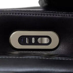 Fauteuil inclinable électrique MAYEERTY, en cuir respirant avec port de chargement USB, dossier réglable pour salon, noir