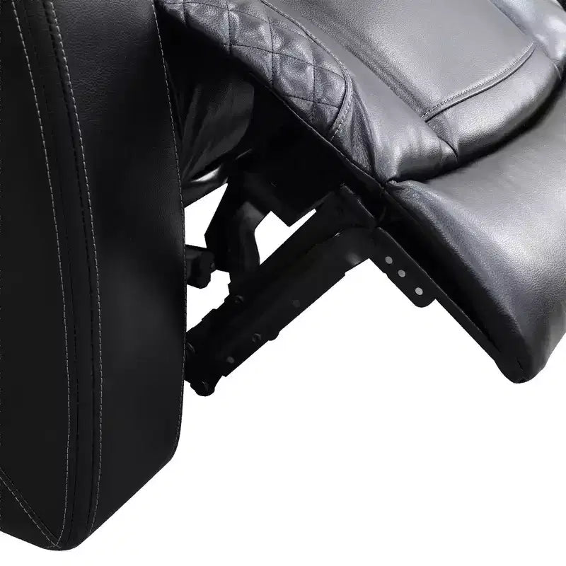 Fauteuil inclinable électrique MAYEERTY, en cuir respirant avec port de chargement USB, dossier réglable pour salon, noir