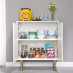 29 Buffet de rangement moderne avec 2 portes (pour cuisine/salle à manger/salon)