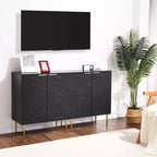 29 Buffet de rangement moderne avec 2 portes (pour cuisine/salle à manger/salon)