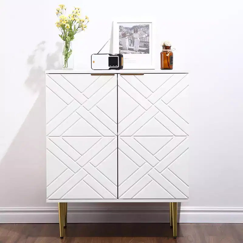 29 Buffet de rangement moderne avec 2 portes (pour cuisine/salle à manger/salon)