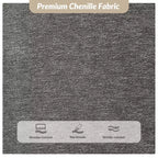 Banc rembourré en tissu chenille moderne Donna|ARTFUL LIVING DESIGN