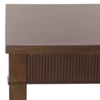 Bureau Amila à tiroir unique – Brun foncé – SEI