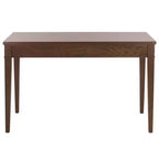 Bureau Amila à tiroir unique – Brun foncé – SEI
