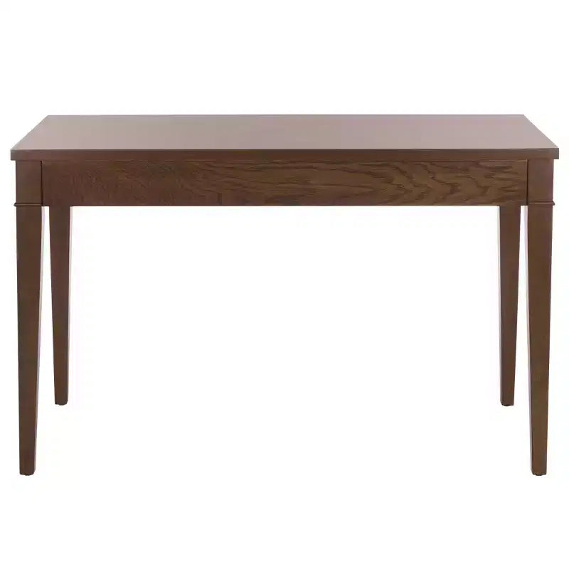 Bureau Amila à tiroir unique – Brun foncé – SEI