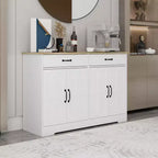 GDFStudio Hayes Enfilade bahut de ferme moderne avec 2 tiroirs et 4 portes