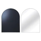 Miroir de salle de bain arqué Okak 30X40IN avec cadre en aluminium, miroir mural à haute réflexion, miroir arqué pour salle de bain, dressing