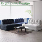 Canapé-lit pliant, Canapé-lit futon, Canapé pliant au sol pour salon, Chaise longue convertible avec oreiller matelas pliable dossier.