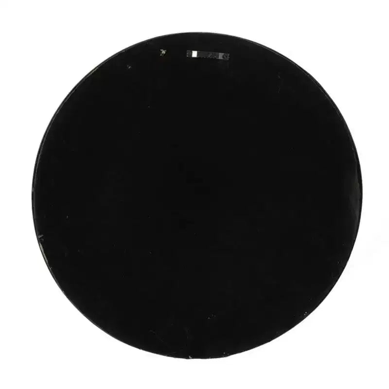 MAYEERTY 23.5 Miroir Mural Rond avec Cadre en Bois Noir, Miroir Décoratif Classique Antique pour Salon, Foyer, Salle de Bain, Bureau