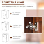 Garde-manger de cuisine 2 portes de 160 cm, meuble de rangement autoportant avec 5 étagères et 2 étagères réglables pour salle à manger