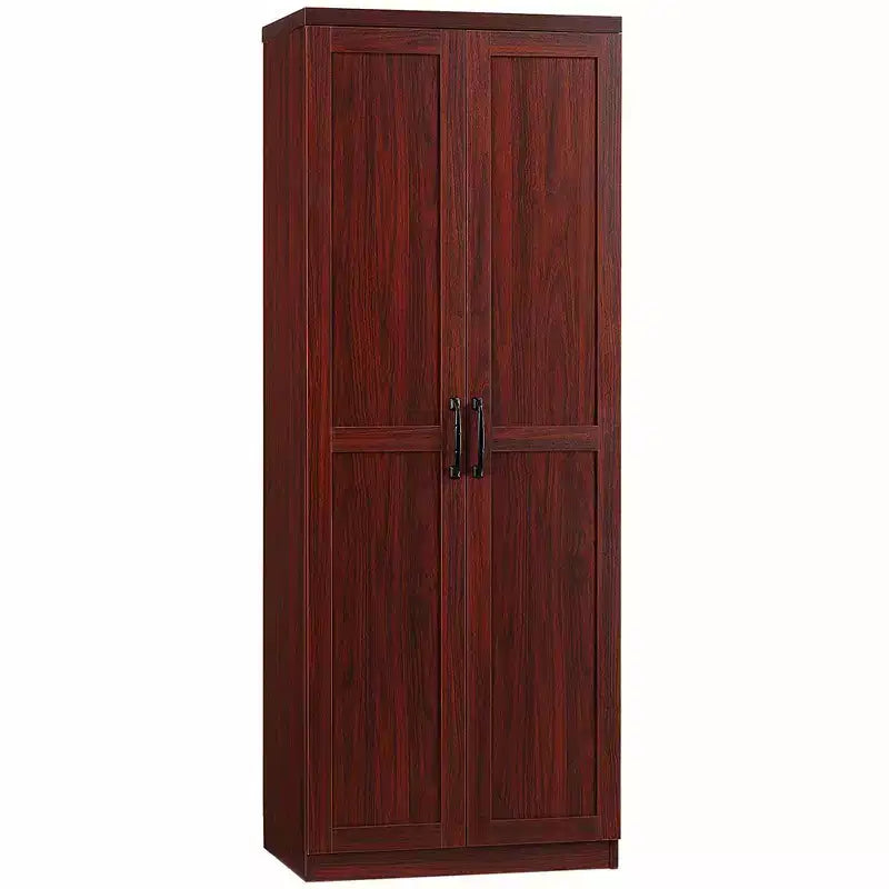 Garde-manger de cuisine 2 portes de 160 cm, meuble de rangement autoportant avec 5 étagères et 2 étagères réglables pour salle à manger
