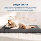 Canapé-lit pliant et fauteuil convertible 4 en 1, causeuse en velours côtelé avec oreiller pour salon, chambre ou chambre d'amis, gris foncé