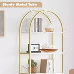 Étagère bibliothèque de 1,80 m de haut à 5 niveaux, étagère haute pour CD/livres, organiseur de rangement pour bureau à domicile, étagère moderne pour chambre et salon