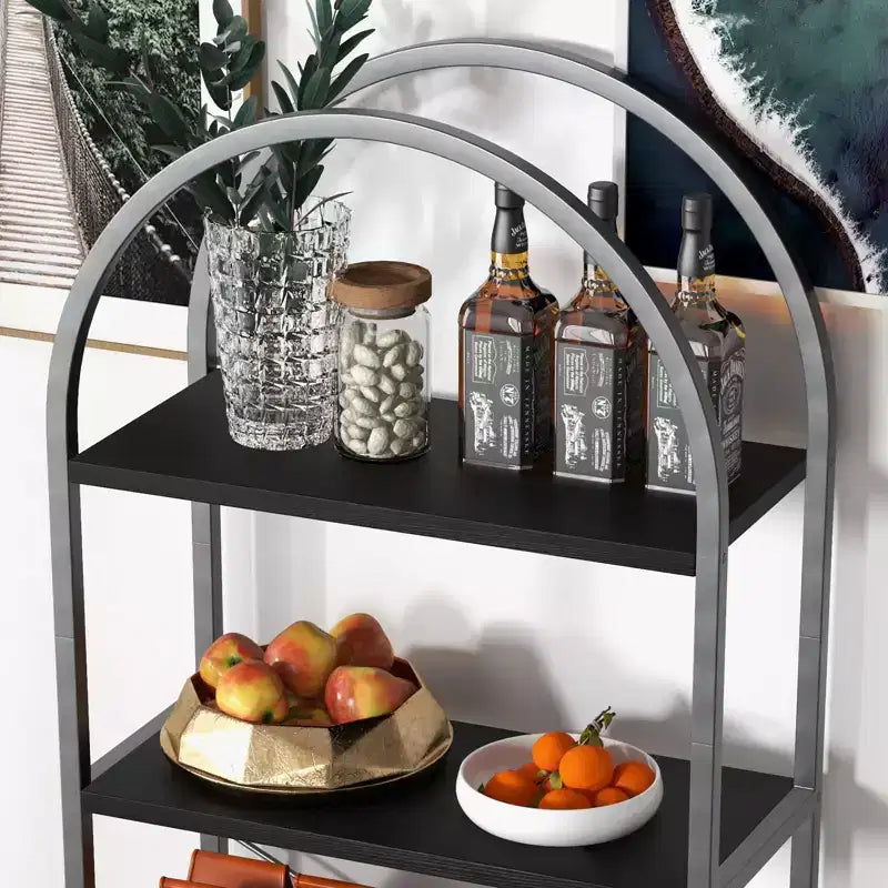 Étagère bibliothèque de 1,80 m de haut à 5 niveaux, étagère haute pour CD/livres, organiseur de rangement pour bureau à domicile, étagère moderne pour chambre et salon