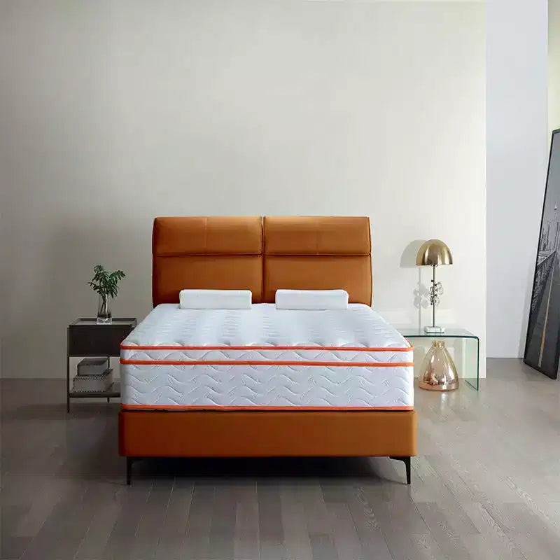 Matelas Okak avec ressorts ensachés, matelas hybride respirant et soulageant la pression, matelas en mousse à mémoire de forme pour enfants et adultes