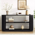 Okak Modern Narrow Console Table with Round Corner Design, Multi-Functional Entryway Table, Accent Table for Entryway, Living Room
