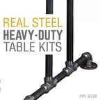 Pieds de table haute Pipe Decor Bridge