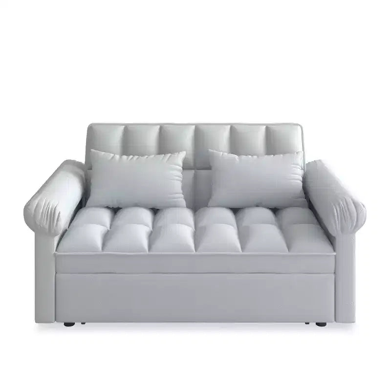 Canapé-lit convertible MAYEERTY, moderne, réglable, pour salon ou chambre à coucher, gris