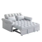 Canapé-lit convertible MAYEERTY, moderne, réglable, pour salon ou chambre à coucher, gris