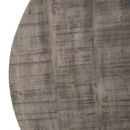 Table basse ronde Royal Hampton de 36 pouces, forme tambour faite à la main