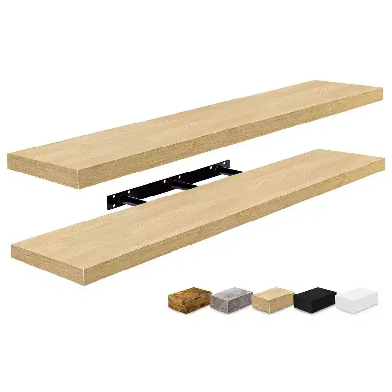 Sorbus Lot de 2 étagères flottantes murales de 119,4 x 23,5 cm – Rangement élégant et fonctionnel
