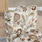 CLIHOME Chaise de salle à manger individuelle en flanelle avec coussin d'assise et dossier moelleux