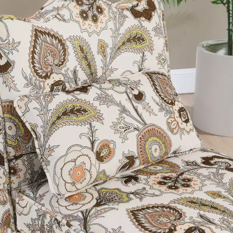 CLIHOME Chaise de salle à manger individuelle en flanelle avec coussin d'assise et dossier moelleux