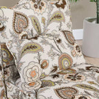CLIHOME Chaise de salle à manger individuelle en flanelle avec coussin d'assise et dossier moelleux