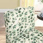 CLIHOME Chaise de salle à manger individuelle en flanelle avec coussin d'assise et dossier moelleux