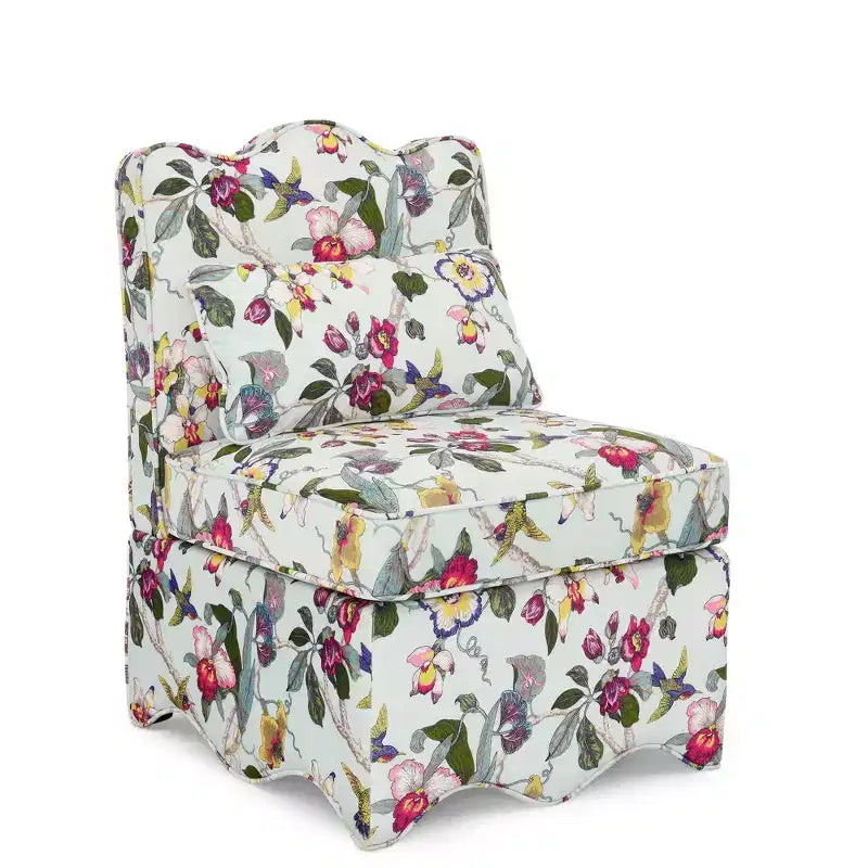 CLIHOME Chaise de salle à manger individuelle en flanelle avec coussin d'assise et dossier moelleux