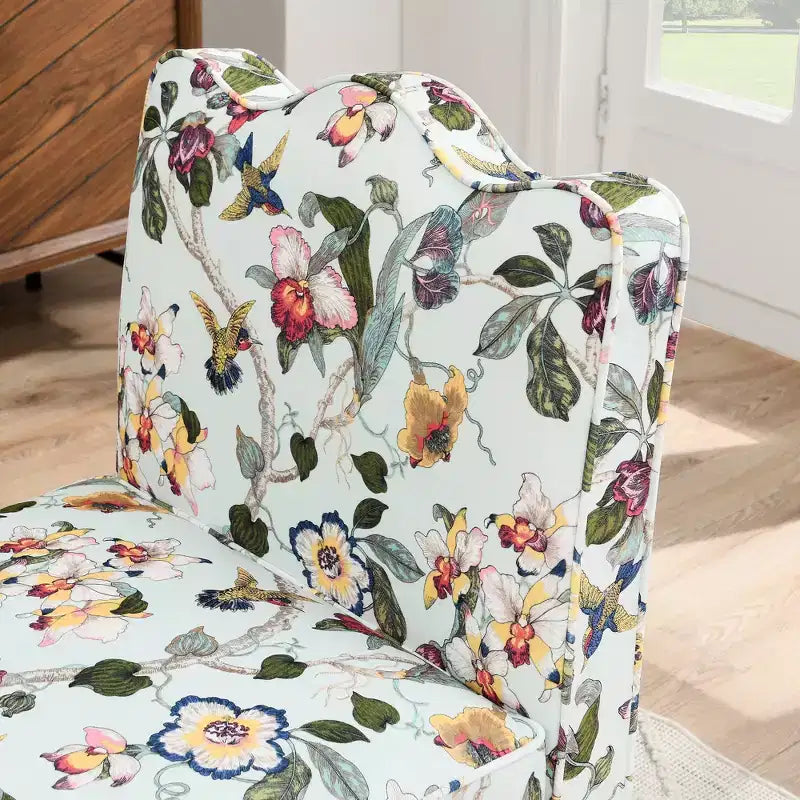 CLIHOME Chaise de salle à manger individuelle en flanelle avec coussin d'assise et dossier moelleux