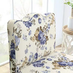 CLIHOME Chaise de salle à manger individuelle en flanelle avec coussin d'assise et dossier moelleux