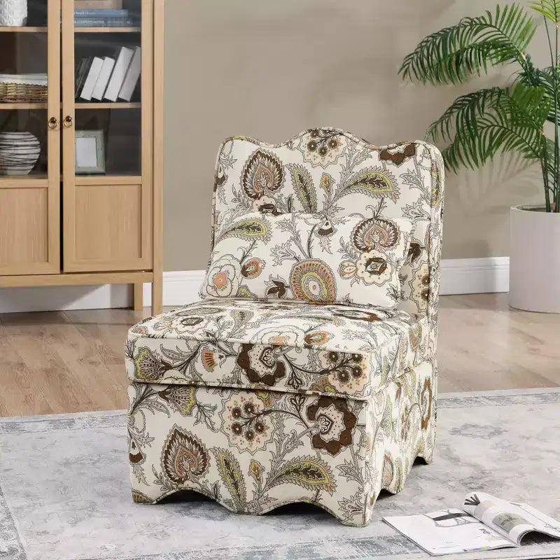 CLIHOME Chaise de salle à manger individuelle en flanelle avec coussin d'assise et dossier moelleux