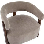 Fauteuil d'appoint rembourré Aubert Modern en bois d'hévéa Christopher Knight Home