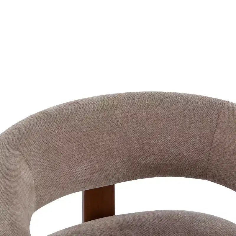Fauteuil d'appoint rembourré Aubert Modern en bois d'hévéa Christopher Knight Home