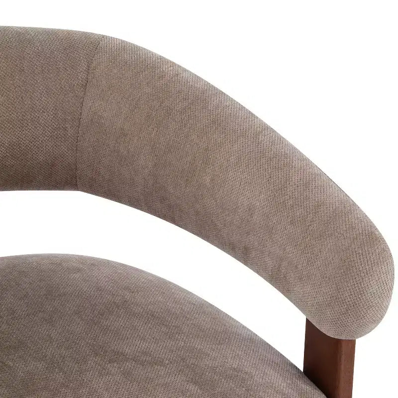 Fauteuil d'appoint rembourré Aubert Modern en bois d'hévéa Christopher Knight Home