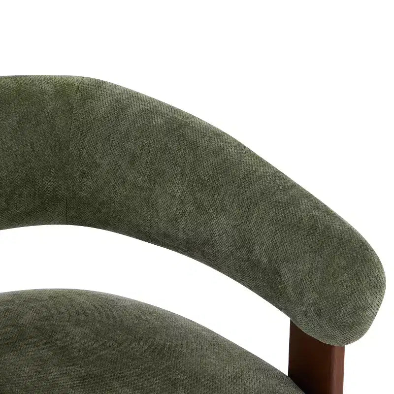 Fauteuil d'appoint rembourré Aubert Modern en bois d'hévéa Christopher Knight Home