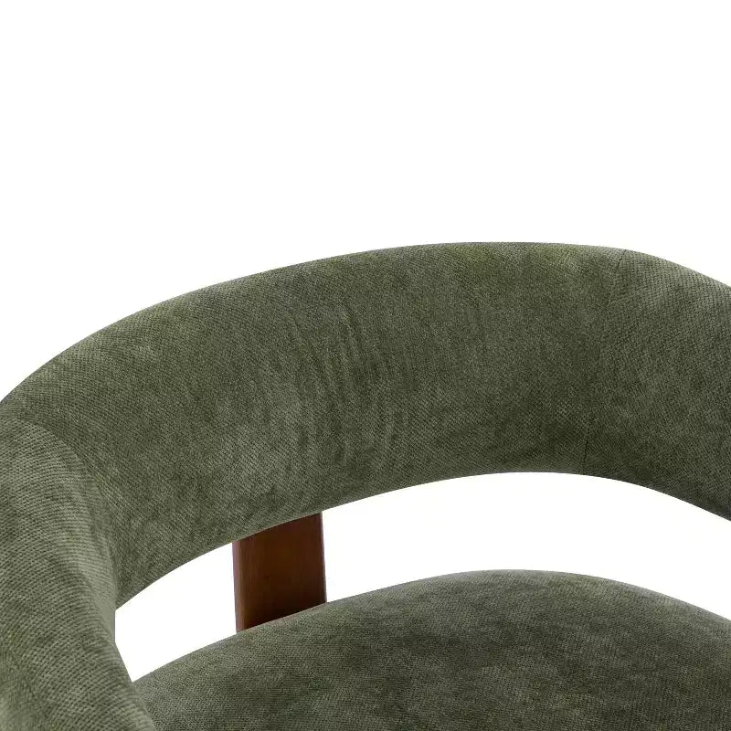 Fauteuil d'appoint rembourré Aubert Modern en bois d'hévéa Christopher Knight Home