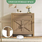 1 tiroir et 2 portes, meuble de rangement, buffet moderne avec étagère réglable,