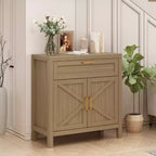 1 tiroir et 2 portes, meuble de rangement, buffet moderne avec étagère réglable,