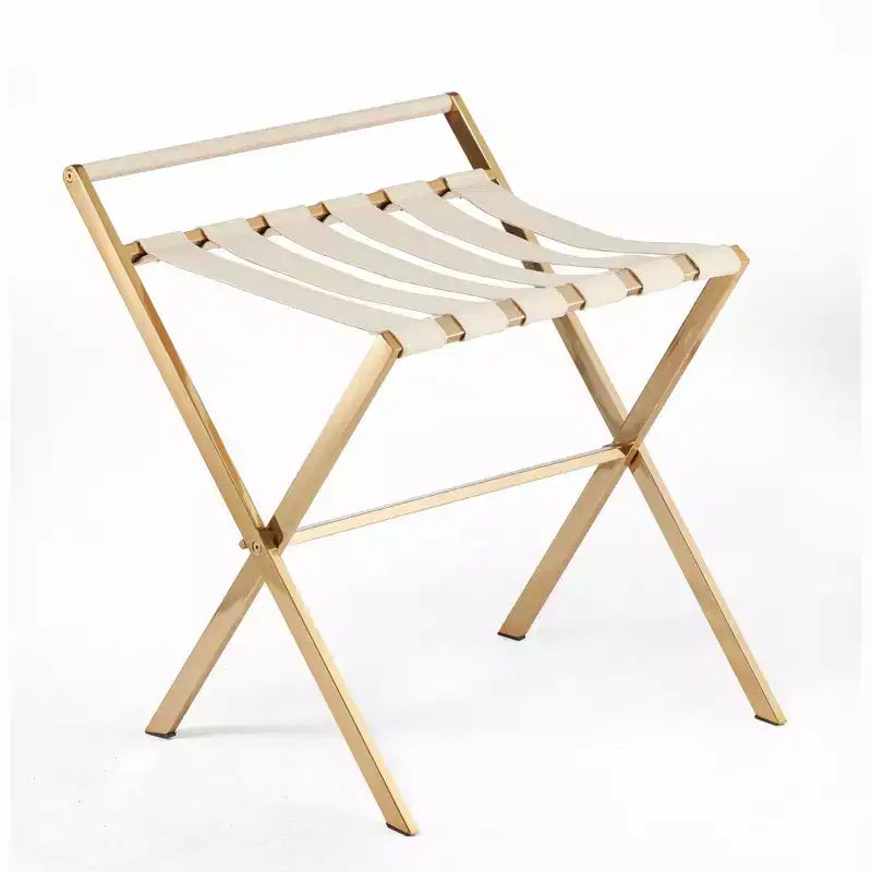 Roselli Trading Luggage Rack - Gold