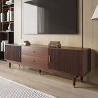 JVNOXK-Meuble TV moderne médiéval avec tiroirs de rangement, meuble média pour salon ou chambre à coucher
