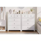 Acekool Commode à 5 Tiroirs, Chiffonnier Haut et Moderne avec Tiroirs de Rangement, Meuble Organiseur pour Chambre, Salon