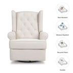 Fauteuil inclinable électronique et planeur pivotant Namesake Harbour avec port USB